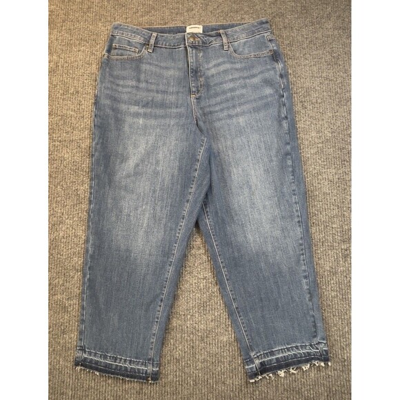 Sonoma Mid Rise Slim Ankle Jeans Women 16W Stretch Blue Medium Wash Denim NEW - Picture 1 of 10